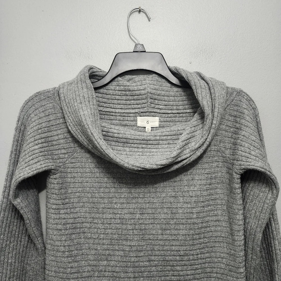 Lou and grey women's sweater size XS gray wool blend cowl neck - Picture 2 of 7